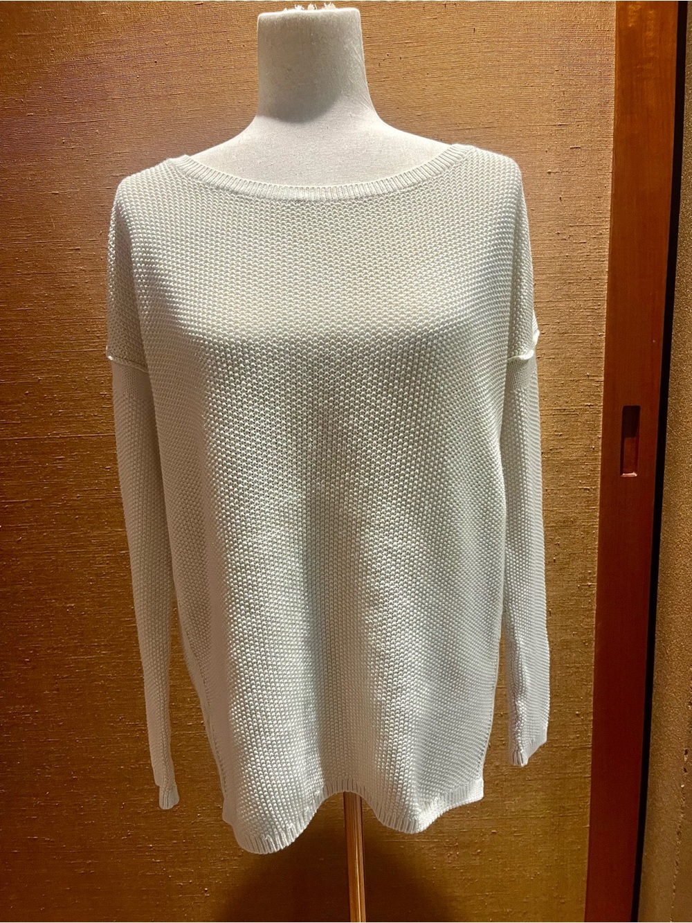 Vince Cream Crewneck Knit Sweater
